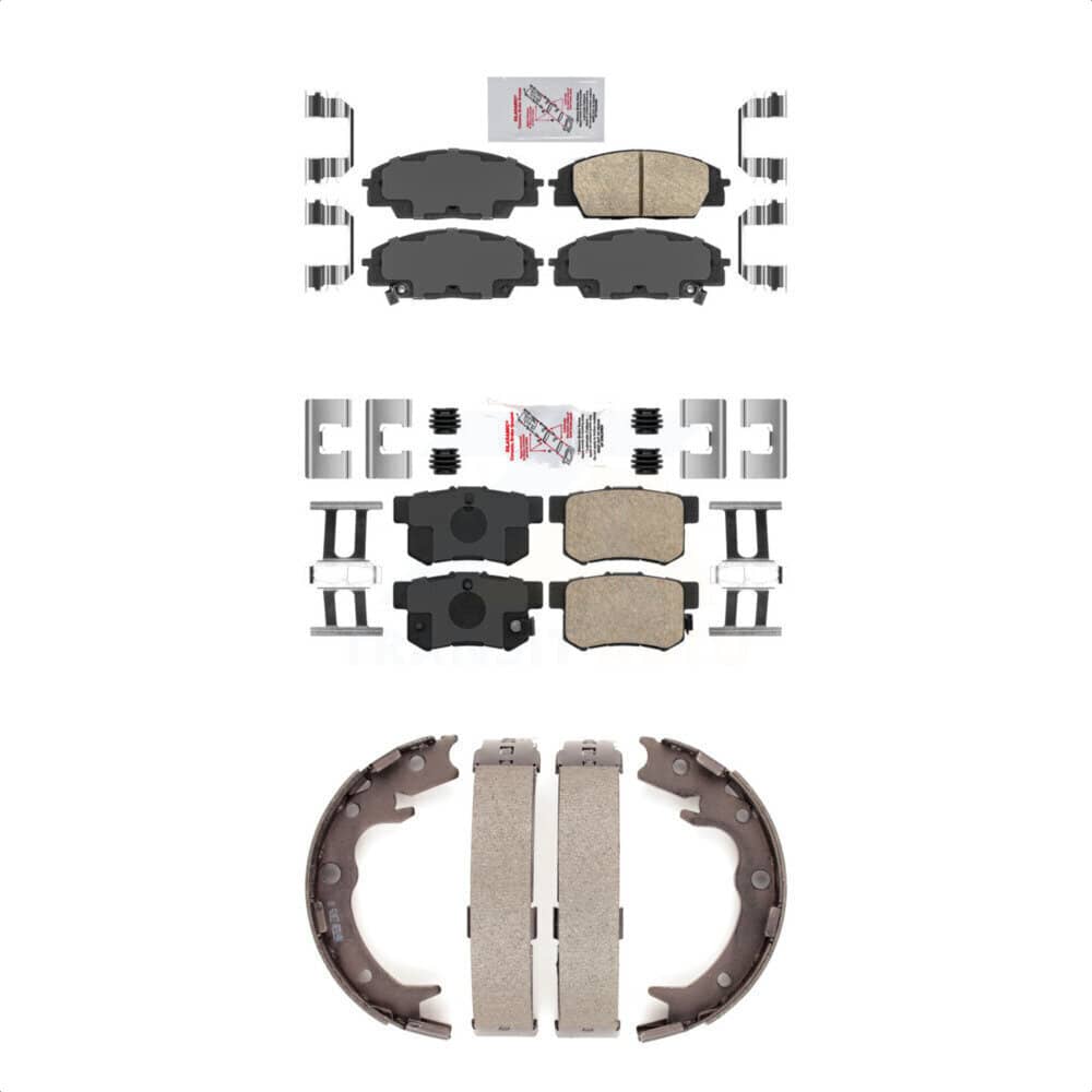 Transit Auto - KNN-101149 - Front and Rear Disc Brake Pad Kits