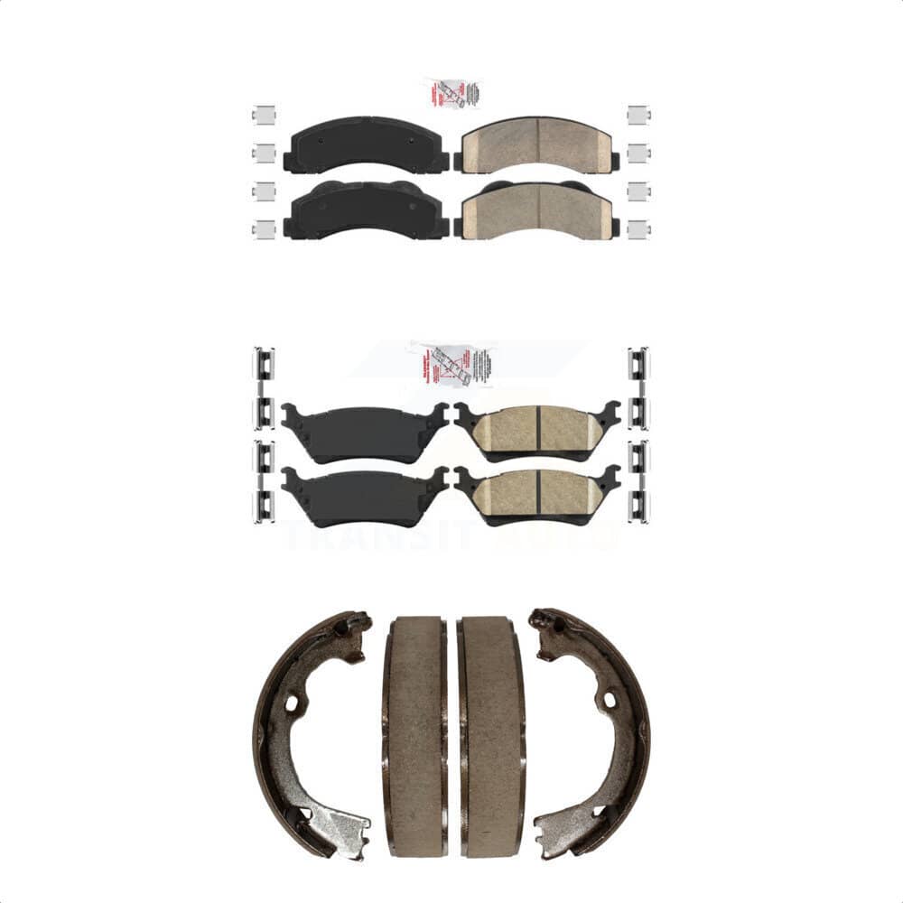 Transit Auto - KNN-101165 - Front and Rear Disc Brake Pad Kits
