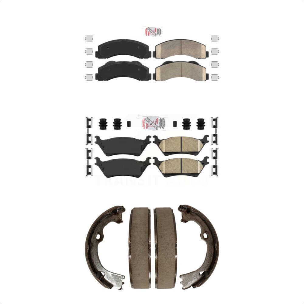 Transit Auto - KNN-101167 - Front and Rear Disc Brake Pad Kits