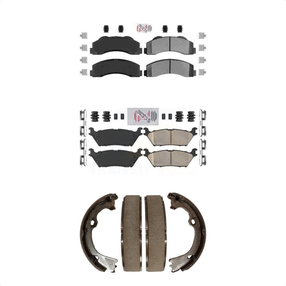 Transit Auto - KNN-101170 - Front and Rear Disc Brake Pad Kits