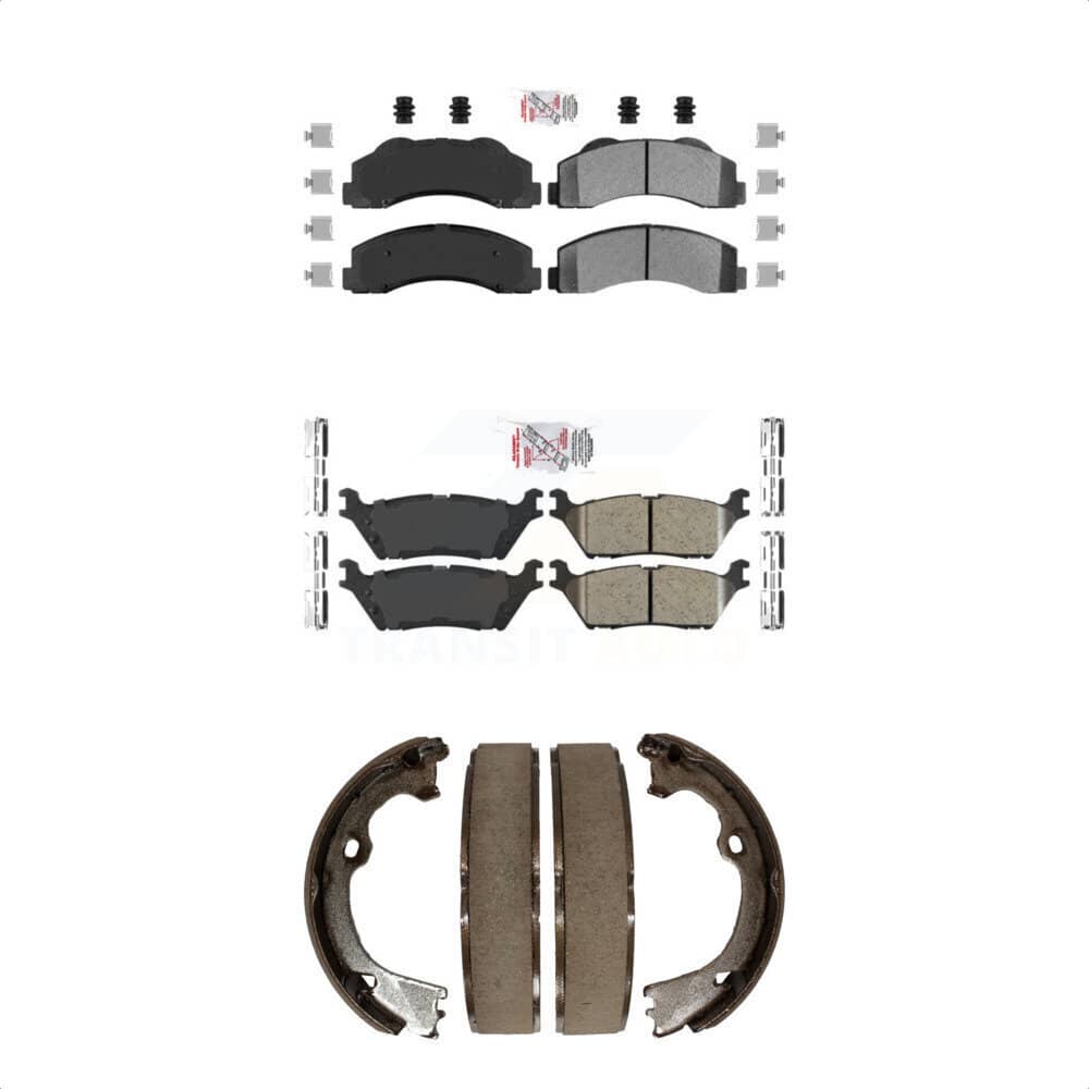 Transit Auto - KNN-101172 - Front and Rear Disc Brake Pad Kits