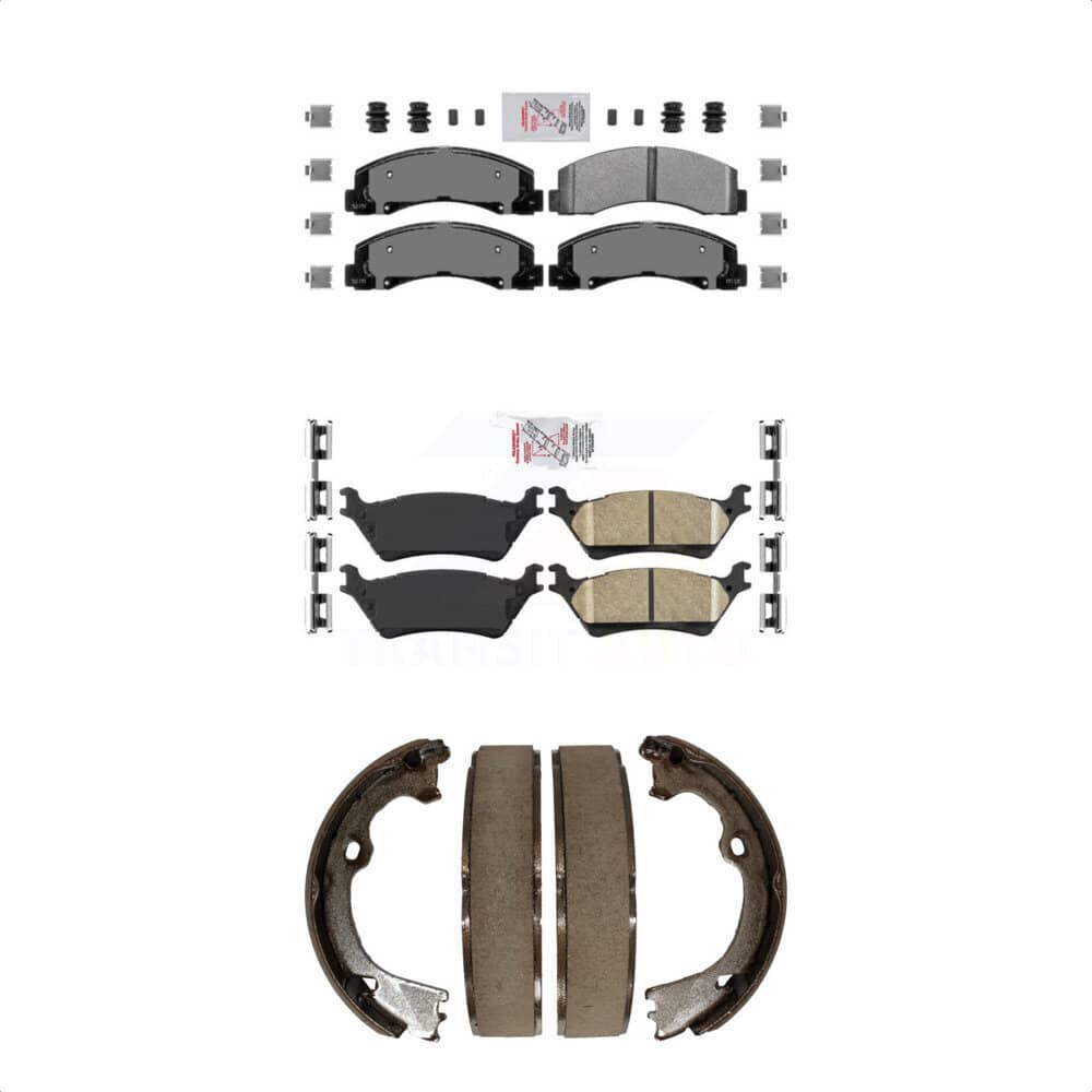 Transit Auto - KNN-101174 - Front and Rear Disc Brake Pad Kits