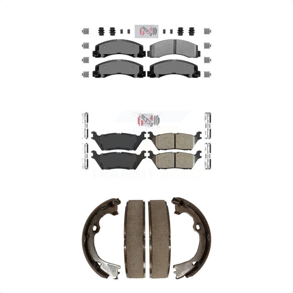 Transit Auto - KNN-101178 - Front and Rear Disc Brake Pad Kits