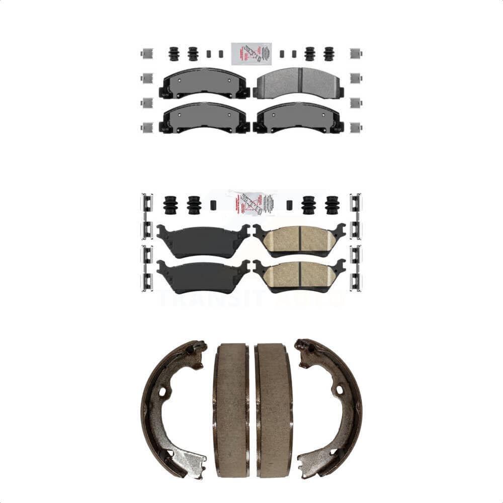 Transit Auto - KNN-101180 - Front and Rear Disc Brake Pad Kits