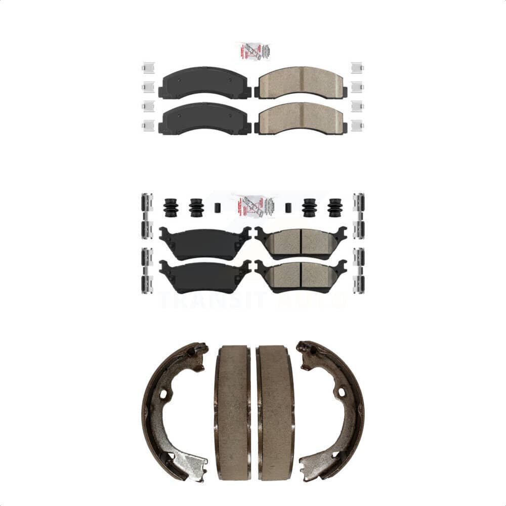 Transit Auto - KNN-101183 - Front and Rear Disc Brake Pad Kits