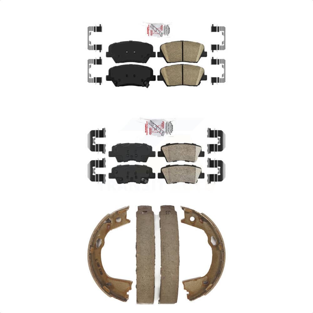 Transit Auto - KNN-101189 - Front and Rear Disc Brake Pad Kits