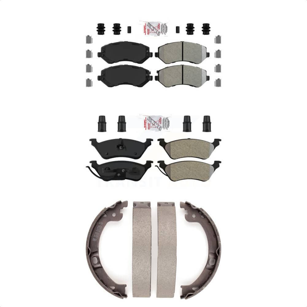 Transit Auto - KNN-101219 - Front and Rear Disc Brake Pad Kits