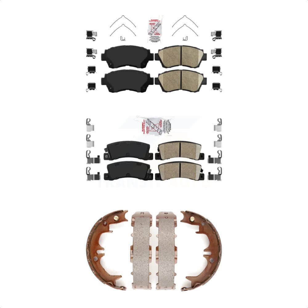 Transit Auto - KNN-101220 - Front and Rear Disc Brake Pad Kits
