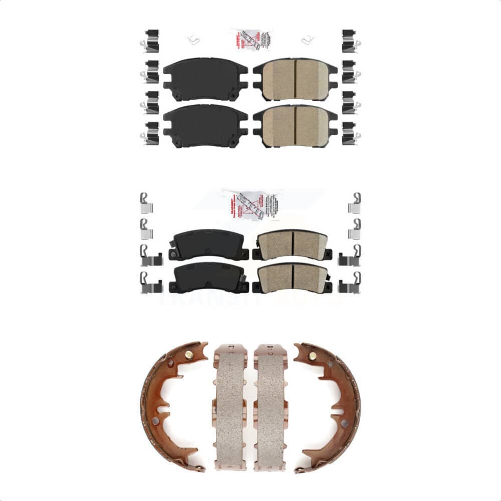Transit Auto - KNN-101221 - Front and Rear Disc Brake Pad Kits
