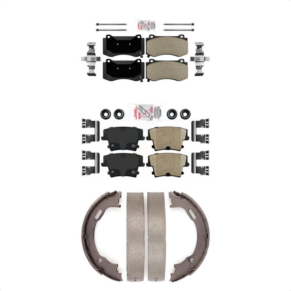 Transit Auto - KNN-101245 - Front and Rear Disc Brake Pad Kits