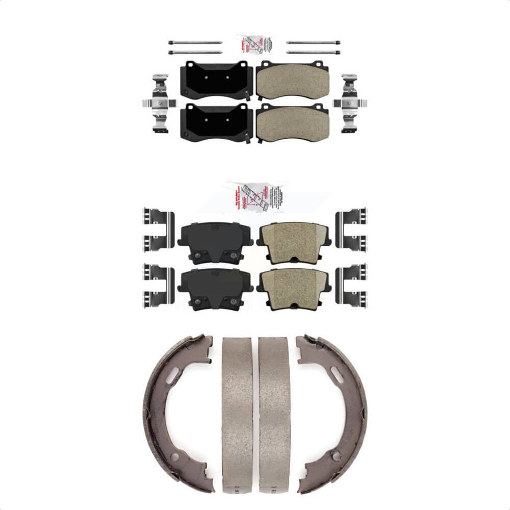Transit Auto - KNN-101246 - Front and Rear Disc Brake Pad Kits