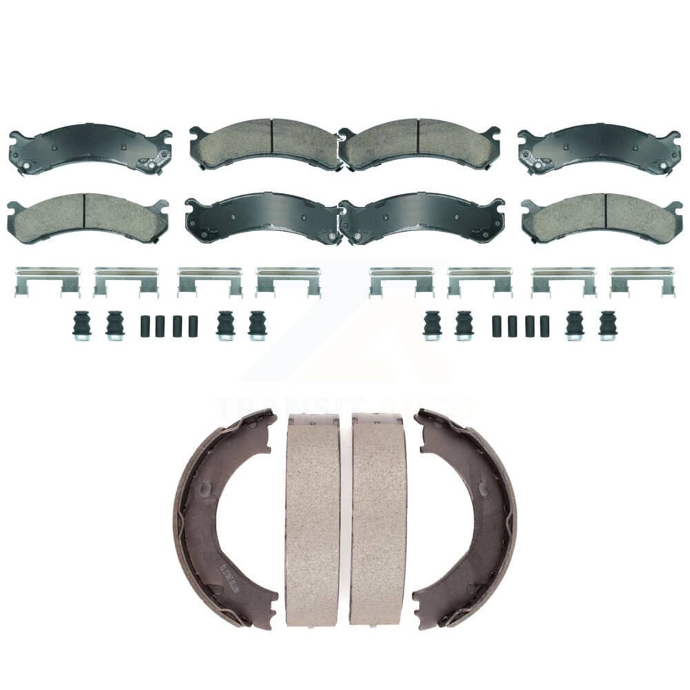 Transit Auto - KNN-101259 - Front and Rear Disc Brake Pad Kits