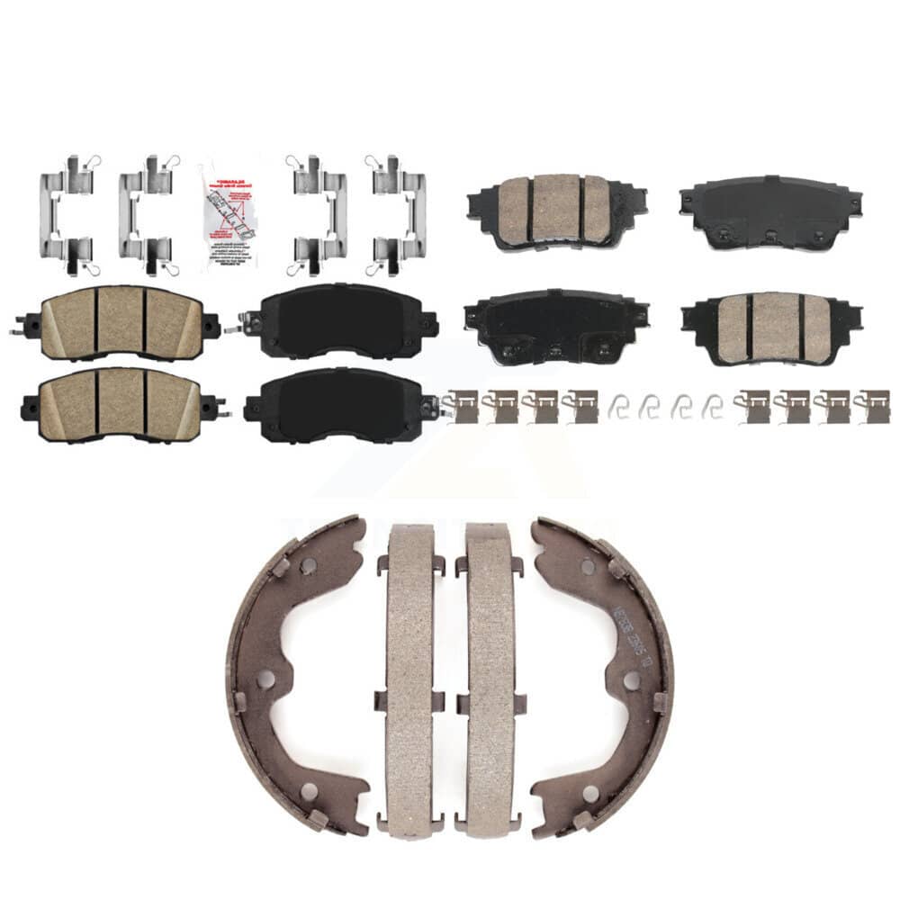 Transit Auto - KNN-101265 - Front and Rear Disc Brake Pad Kits