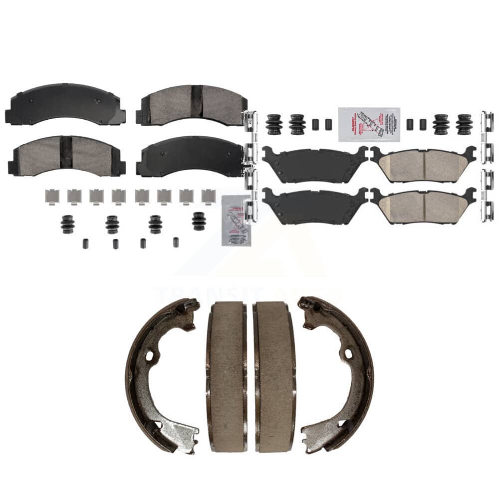 Transit Auto - KNN-101274 - Front and Rear Disc Brake Pad Kits