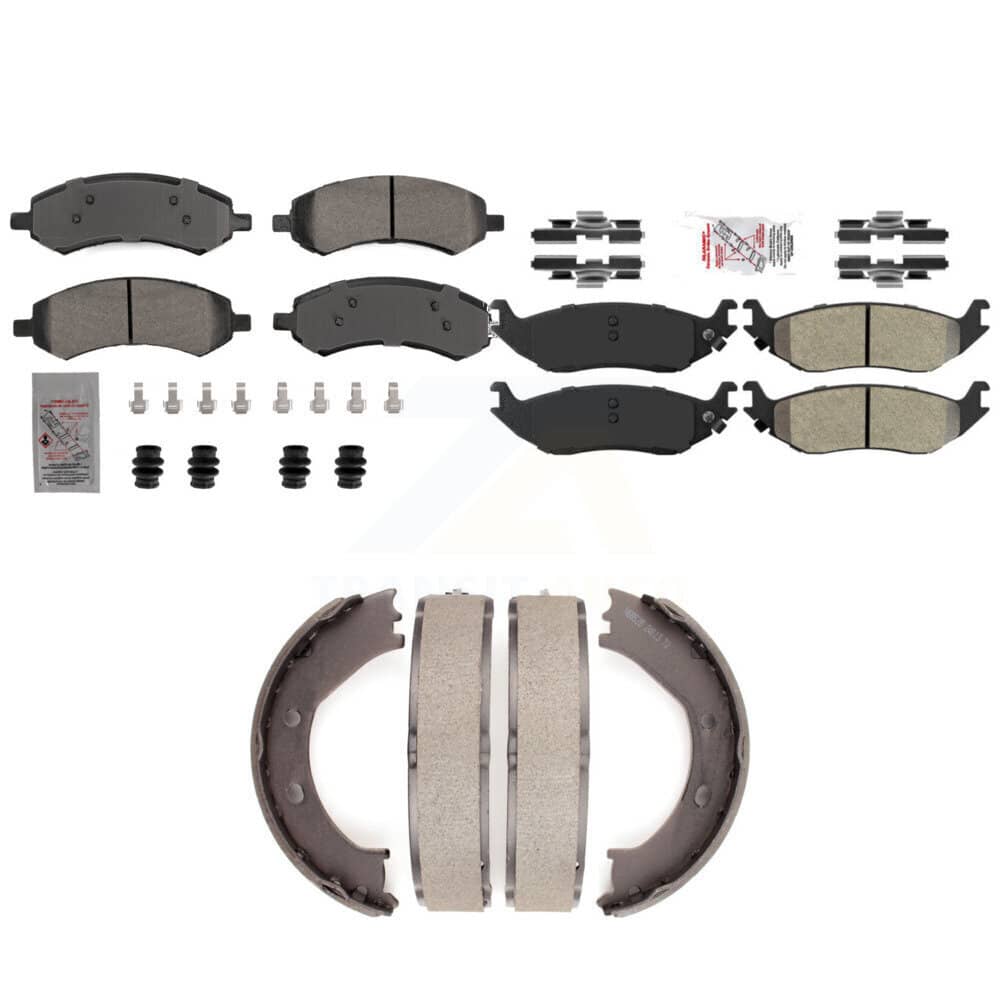 Transit Auto - KNN-101277 - Front and Rear Disc Brake Pad Kits