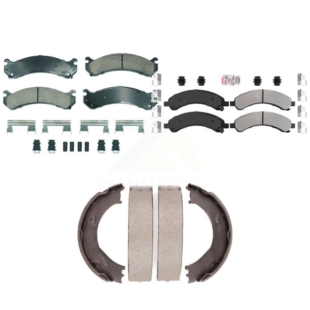 Transit Auto - KNN-101282 - Front and Rear Disc Brake Pad Kits