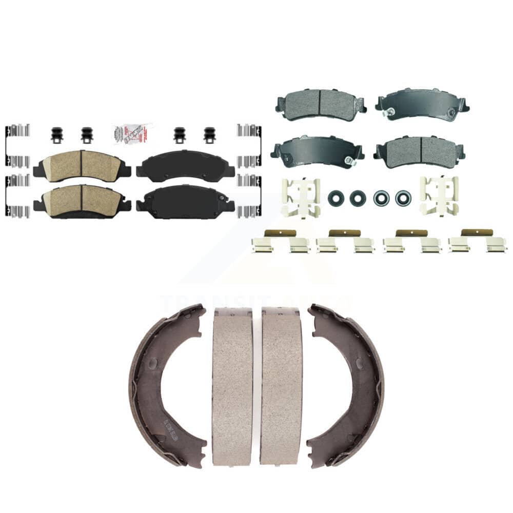 Transit Auto - KNN-101302 - Front and Rear Disc Brake Pad Kits