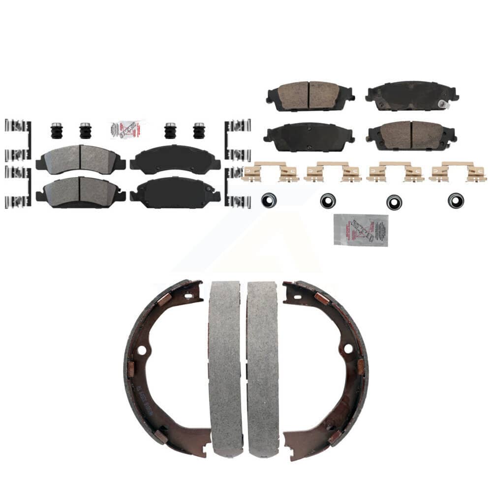 Transit Auto - KNN-101335 - Front and Rear Disc Brake Pad Kits