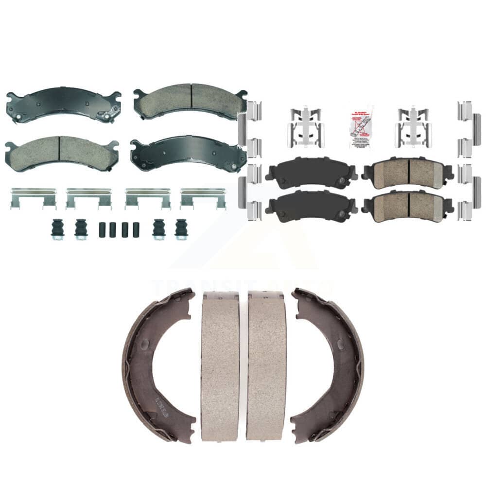 Transit Auto - KNN-101336 - Front and Rear Disc Brake Pad Kits