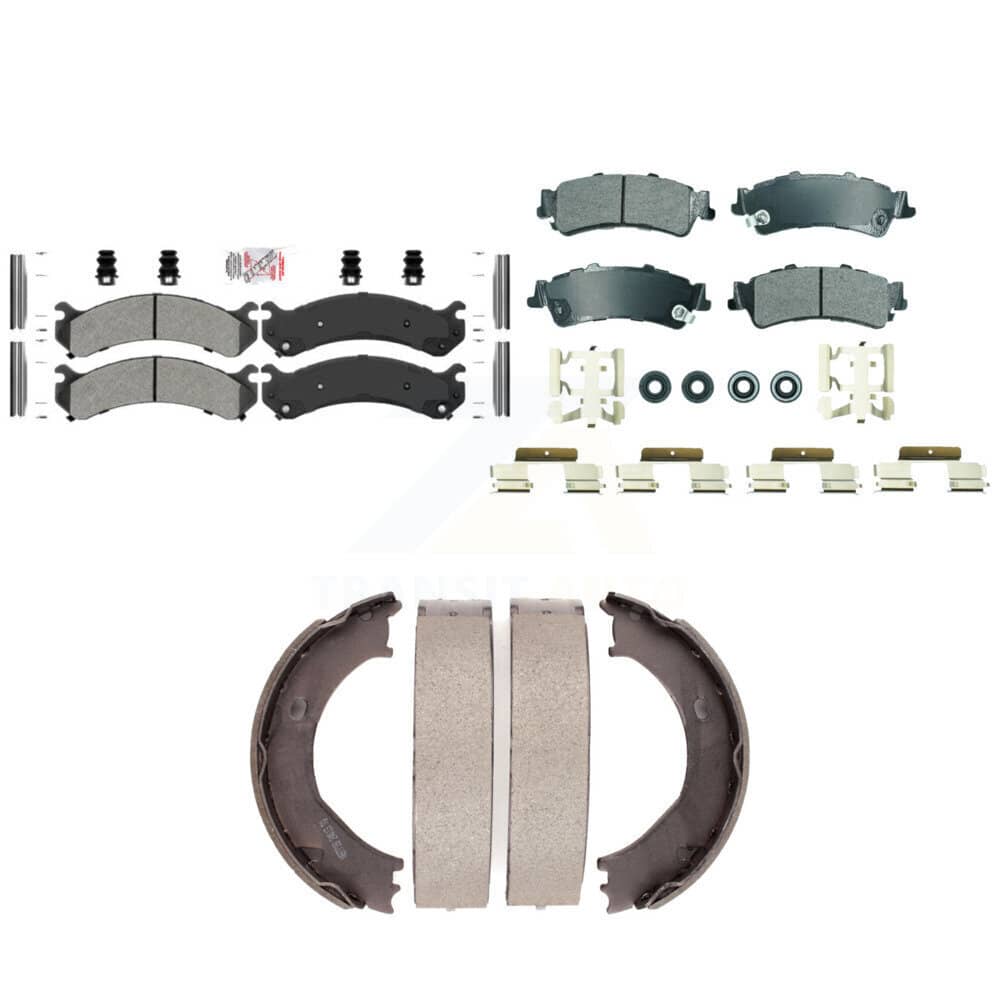 Transit Auto - KNN-101338 - Front and Rear Disc Brake Pad Kits