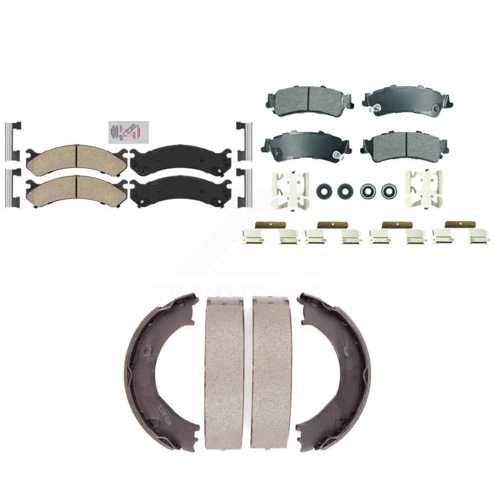 Transit Auto - KNN-101340 - Front and Rear Disc Brake Pad Kits