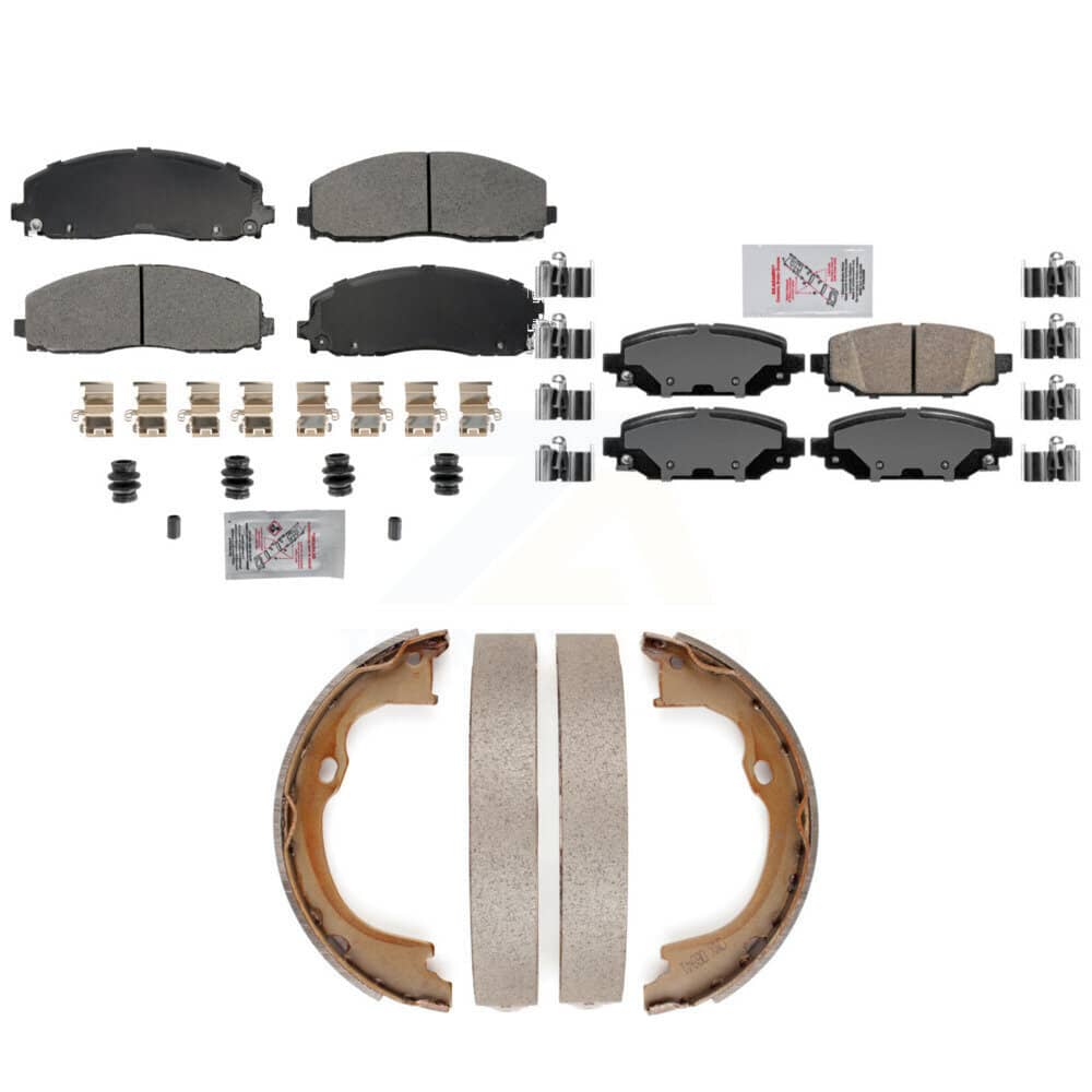 Transit Auto - KNN-101342 - Front and Rear Disc Brake Pad Kits