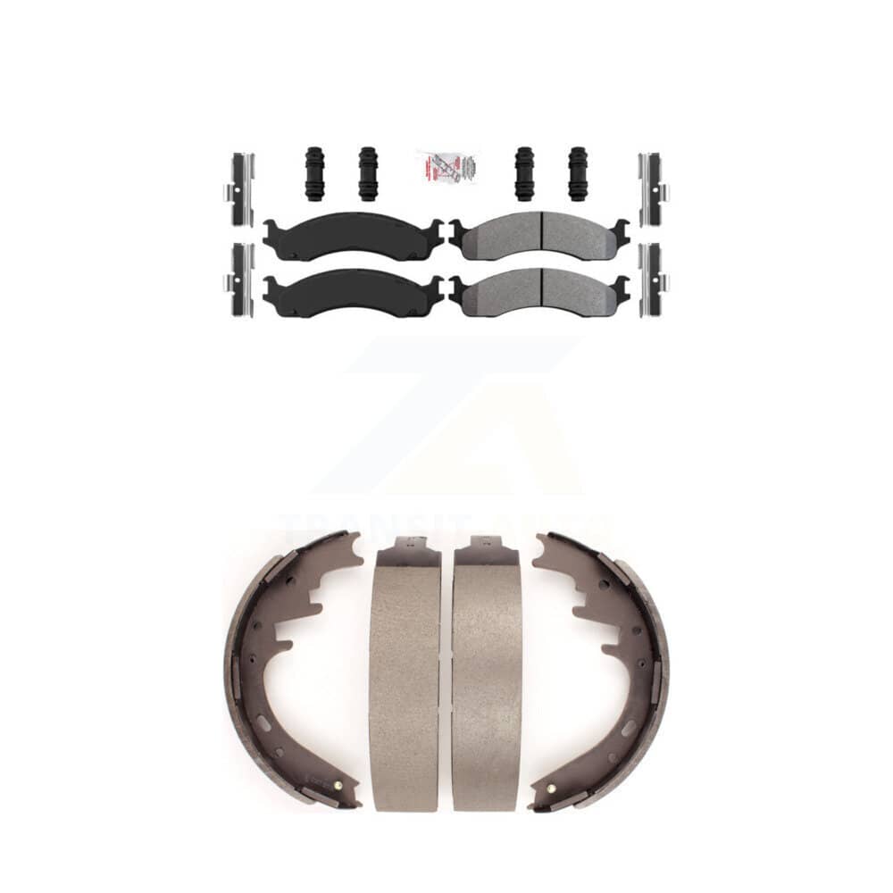 Transit Auto - KNN-101355 - Front and Rear Disc Brake Pad Kits