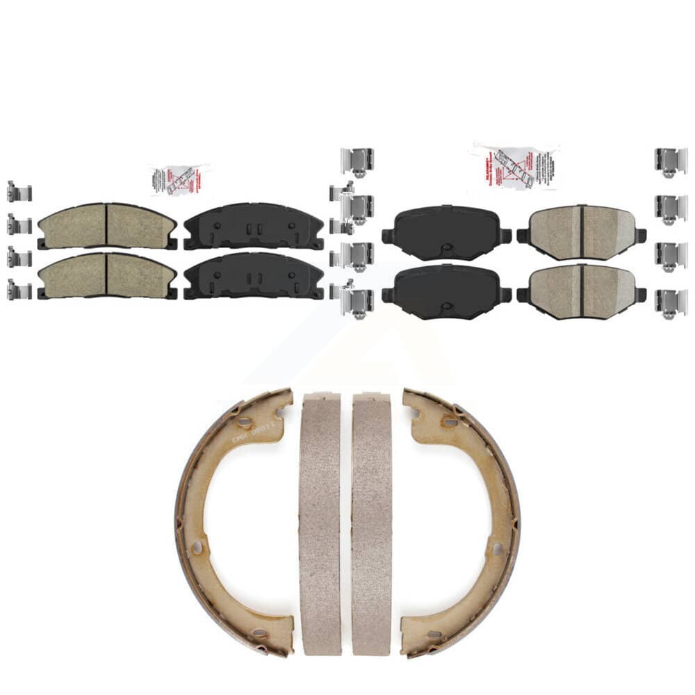 Transit Auto - KNN-101368 - Front and Rear Disc Brake Pad Kits