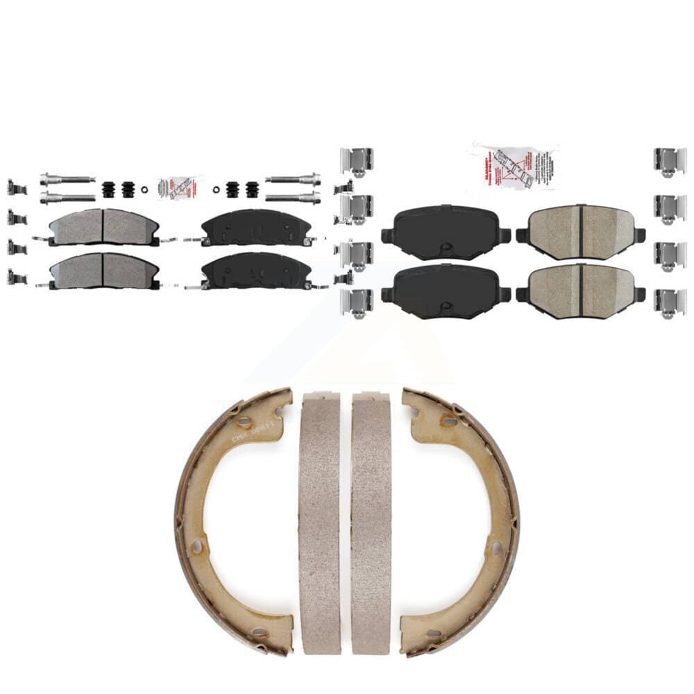 Transit Auto - KNN-101370 - Front and Rear Disc Brake Pad Kits