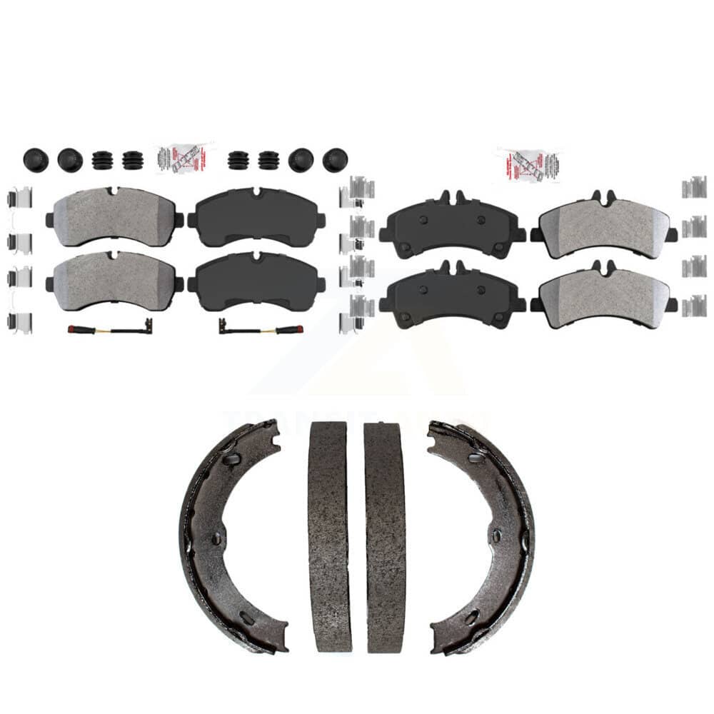 Transit Auto - KNN-101378 - Front and Rear Disc Brake Pad Kits