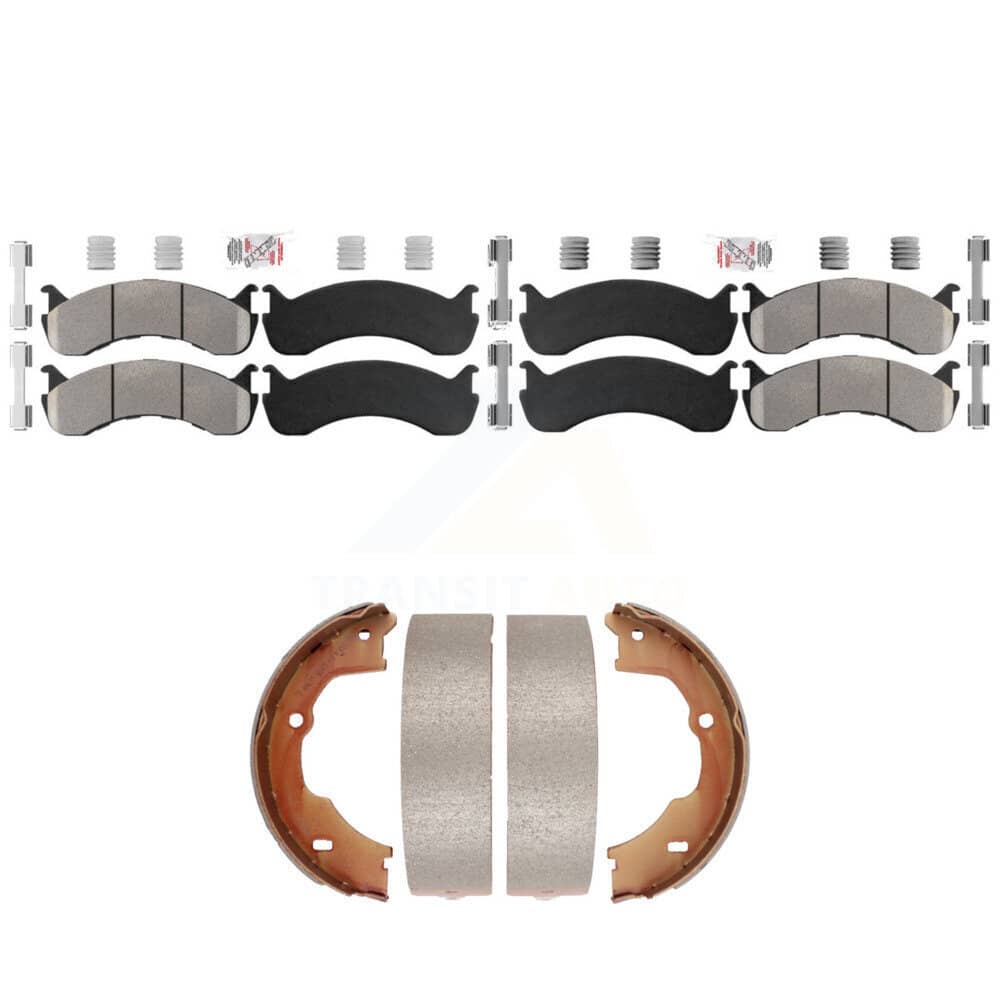 Transit Auto - KNN-101380 - Front and Rear Disc Brake Pad Kits