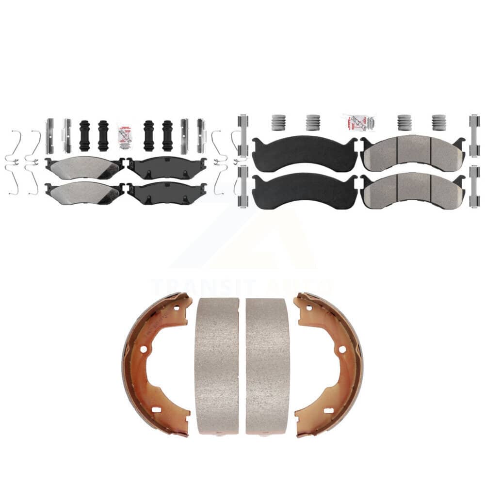 Transit Auto - KNN-101382 - Front and Rear Disc Brake Pad Kits