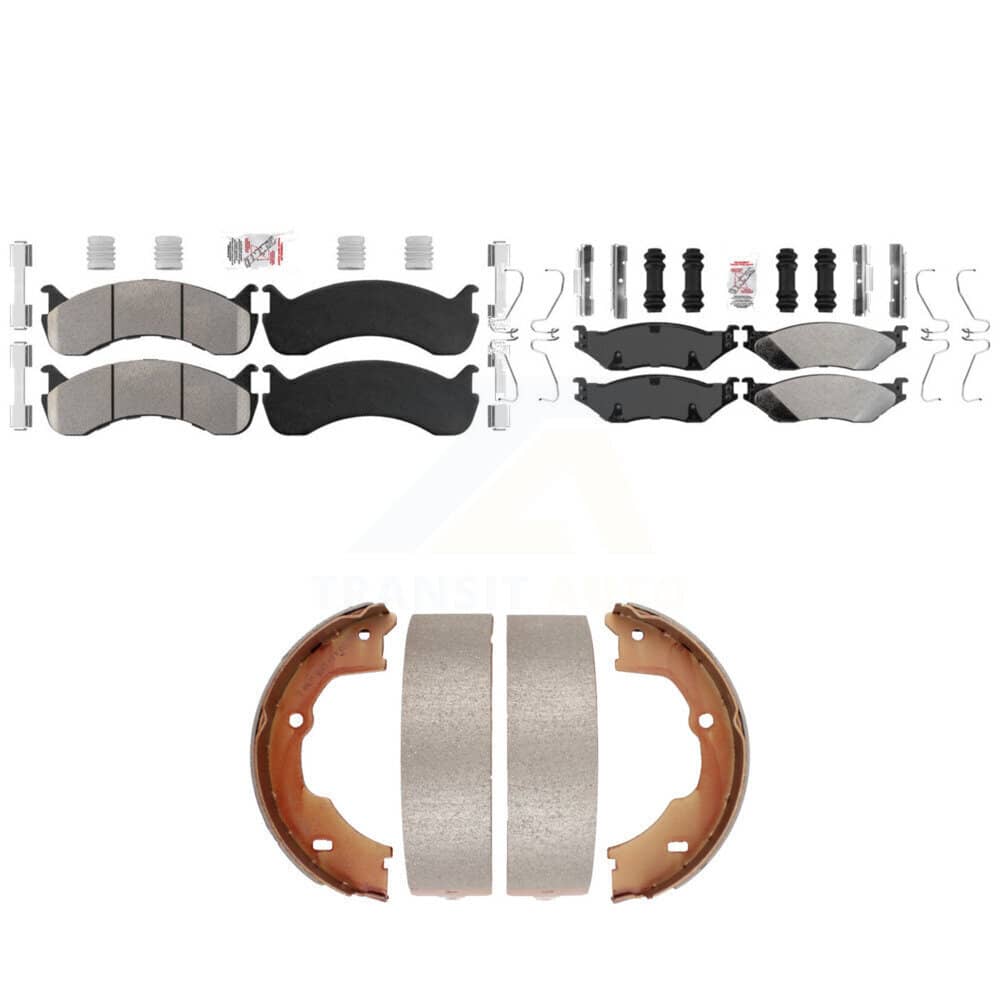 Transit Auto - KNN-101384 - Front and Rear Disc Brake Pad Kits