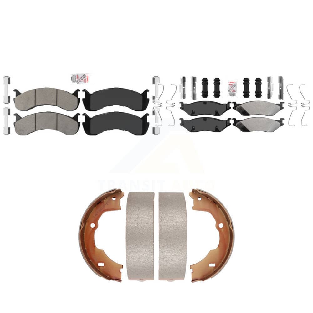 Transit Auto - KNN-101385 - Front and Rear Disc Brake Pad Kits