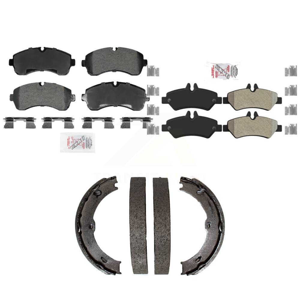Transit Auto - KNN-101407 - Front and Rear Disc Brake Pad Kits