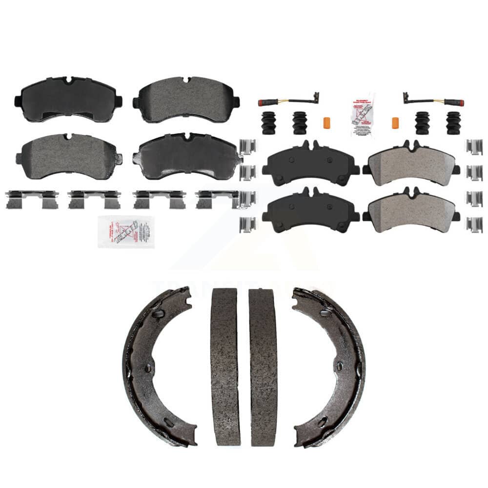 Transit Auto - KNN-101409 - Front and Rear Disc Brake Pad Kits