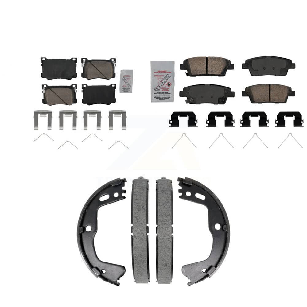 Transit Auto - KNN-101431 - Front and Rear Disc Brake Pad Kits