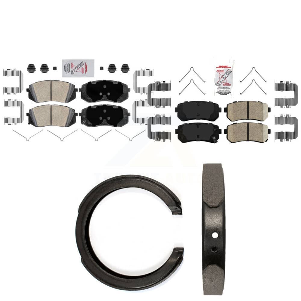 Transit Auto - KNN-101437 - Front and Rear Disc Brake Pad Kits