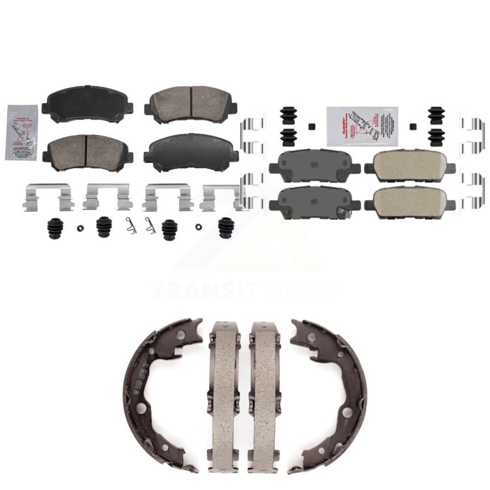 Transit Auto - KNN-101443 - Front and Rear Disc Brake Pad Kits