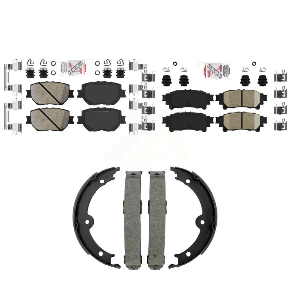 Transit Auto - KNN-101447 - Front and Rear Disc Brake Pad Kits