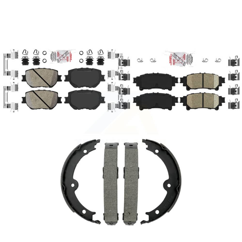 Transit Auto - KNN-101451 - Front and Rear Disc Brake Pad Kits