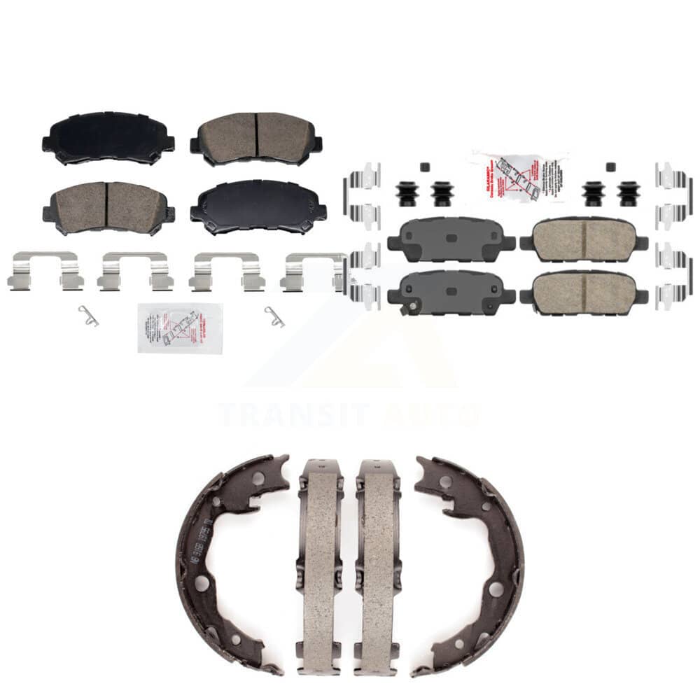 Transit Auto - KNN-101460 - Front and Rear Disc Brake Pad Kits