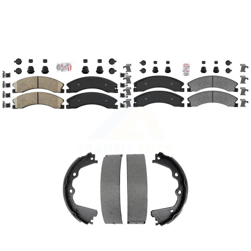 Transit Auto - KNN-101467 - Front and Rear Disc Brake Pad Kits