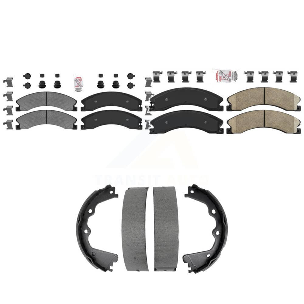 Transit Auto - KNN-101471 - Front and Rear Disc Brake Pad Kits