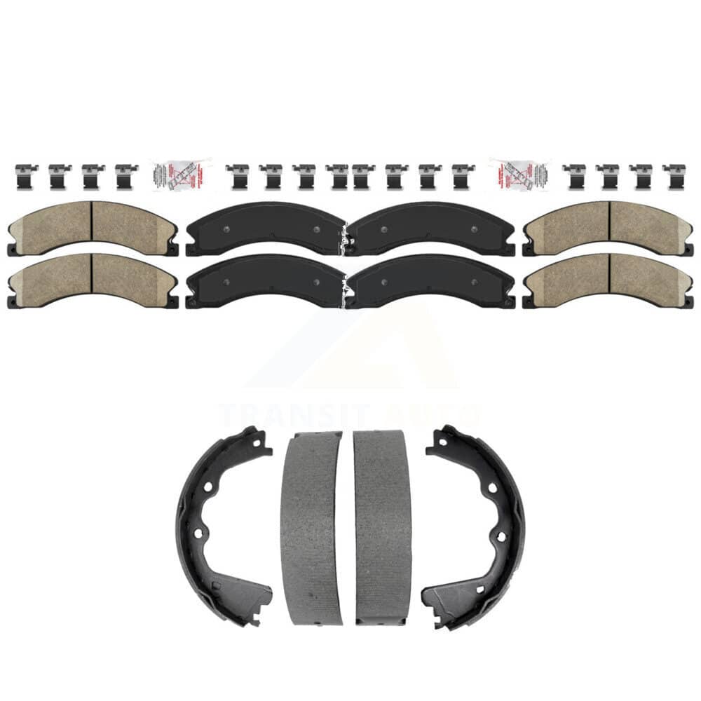 Transit Auto - KNN-101472 - Front and Rear Disc Brake Pad Kits