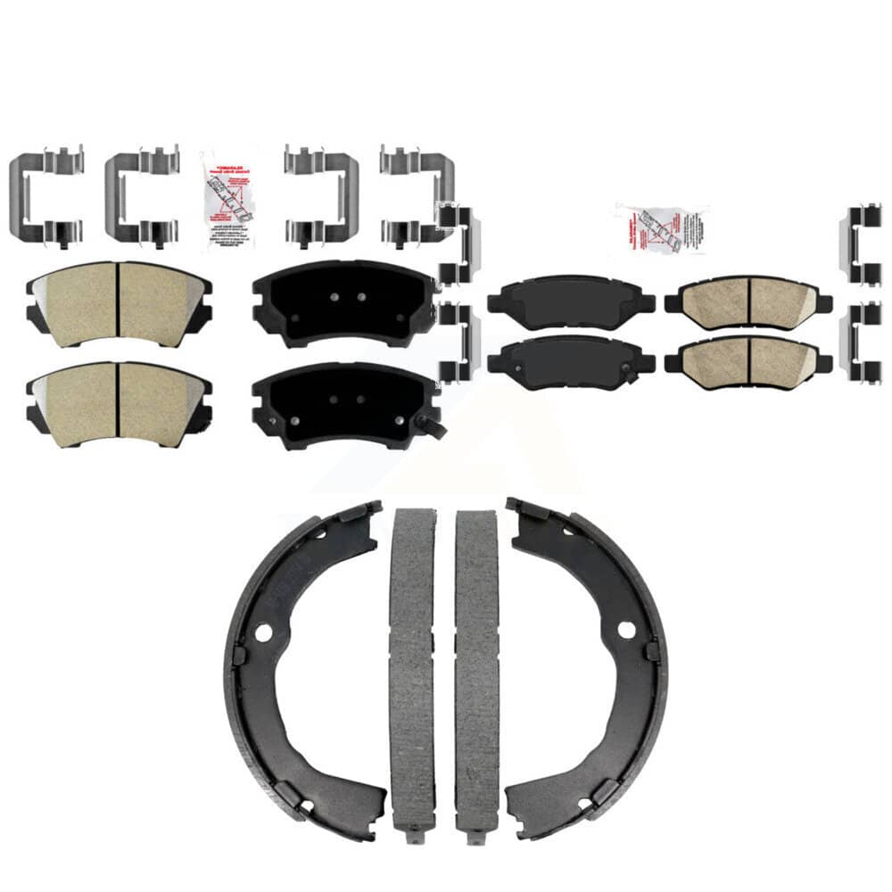 Transit Auto - KNN-101473 - Front and Rear Disc Brake Pad Kits