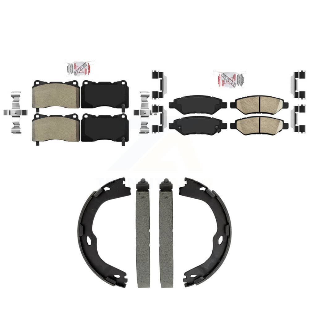 Transit Auto - KNN-101480 - Front and Rear Disc Brake Pad Kits