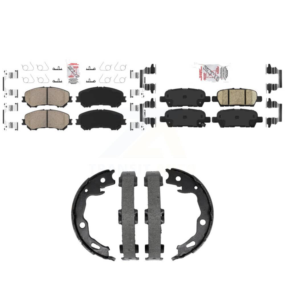 Transit Auto - KNN-101495 - Front and Rear Disc Brake Pad Kits