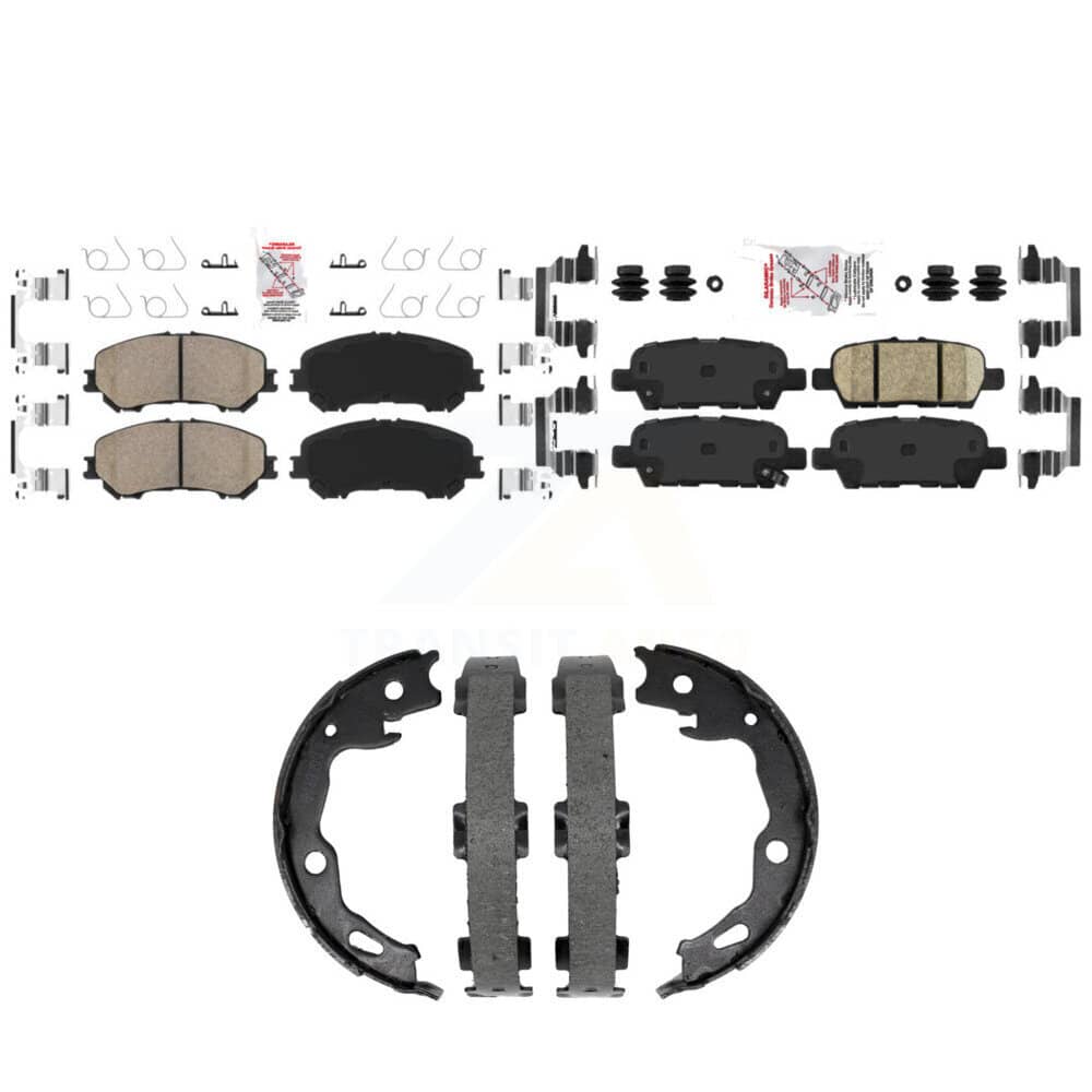 Transit Auto - KNN-101499 - Front and Rear Disc Brake Pad Kits