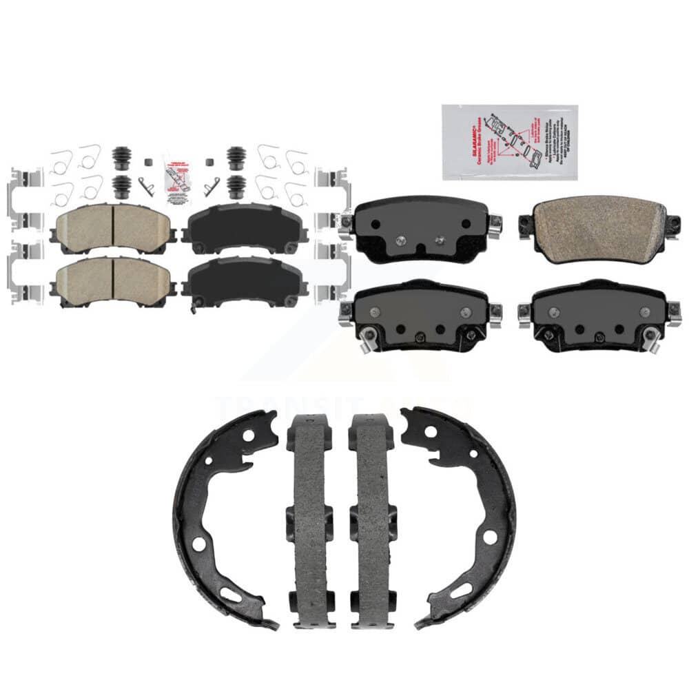 Transit Auto - KNN-101504 - Front and Rear Disc Brake Pad Kits
